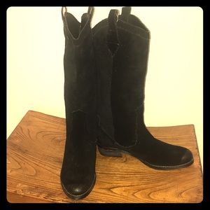 Sam Edelman Black Suede Boots